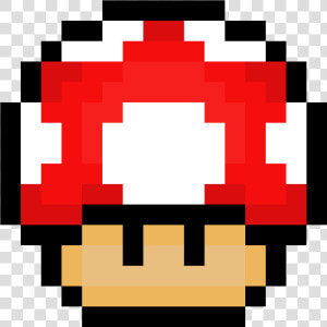 Mario Mushroom Pixil   Super Mario World 1 Up Mushroom  HD Png Download