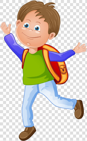 Cartoon School Kid Png   Cartoon School Student Png  Transparent Png