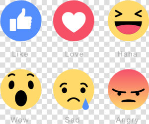 New Facebook Emoticons Free Transparent Png Download   Facebook Emotion  Png Download