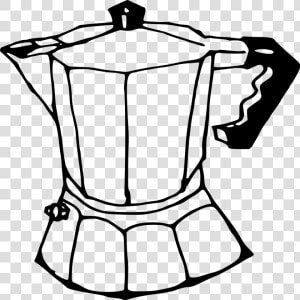 Coffee Clipart Png File Tag List  Coffee Clip Arts   Coffee Pot Line Art  Transparent Png