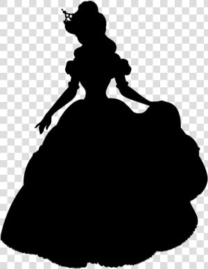 Belle Beast Rapunzel Minnie Mouse Disney Princess   Beauty And The Beast Silhouette  HD Png Download