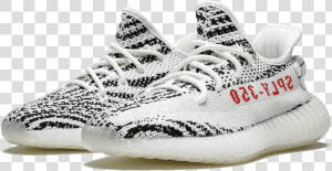 Adidas Yeezy Zebra   Yeezy Boost 350 V2 Zebra  HD Png Download