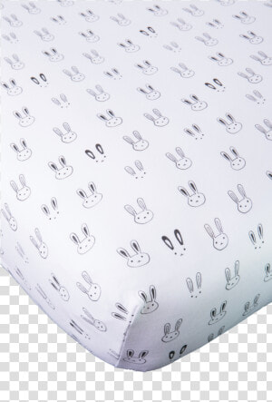 Black And White Bunny Crib Sheet Baby Noomie Pima Cotton   Platter  HD Png Download