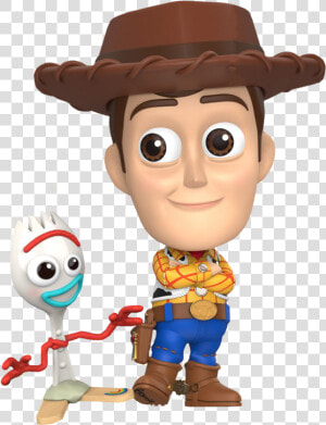 Toy Story 4 Forky Y Woody  HD Png Download