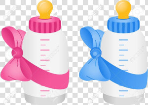 Baby Bottle Girl Clipart Clip Art Bottles Transparent   Baby Bottle Clipart Free  HD Png Download