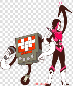 Персонажи mettaton Ex   Monofell Mettaton  HD Png Download