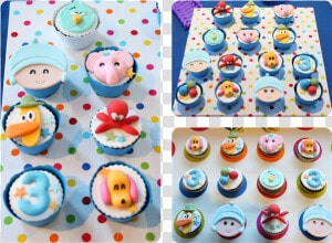 Tarta Pocoyo 3 Años   Cupcake  HD Png Download