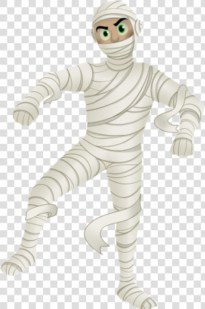 Mummy Clipart Free Images 2 Image   Cartoon Mummy Black Background  HD Png Download