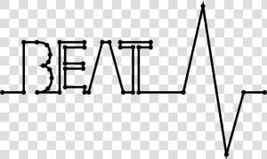 Heartbeat Clipart Music Beat   Beat En Png  Transparent Png