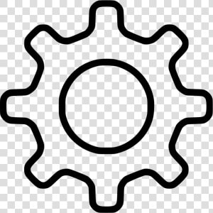 Gear   Gear Outline  HD Png Download