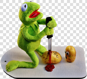 Kermit And Potatoes   Kermit Potato  HD Png Download