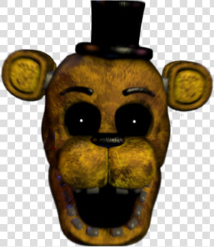 Golden Freddy Fazbear Head   Png Download   Golden Freddy Head Png  Transparent Png