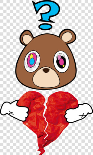 In Search Of Mr West   Kanye West Bear Logo  HD Png Download