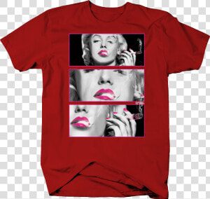 Sexy Hot Marilyn Monroe Pink Lips Smoking Marijuana   Marilyn Monroe Smoking T Shirt  HD Png Download