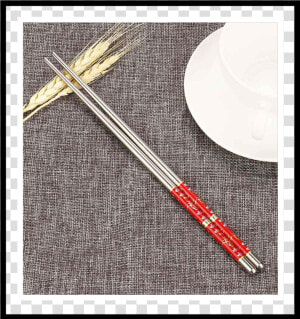 Japanese Steel Chopsticks Pair   Chopsticks  HD Png Download