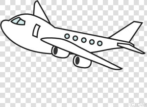 Airplane Cute Clipart Free Picture Transparent Png   Black And White Plane Clipart  Png Download