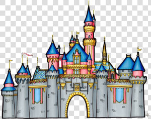 Disney Castle Awesome Clipart Junction For You Off   Sleeping Beauty Castle Drawing  HD Png Download