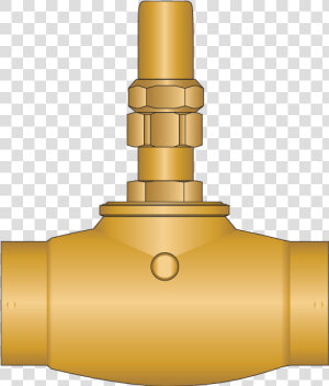 62325 Straight Balancing Valve 1in Female Sweat   Plumbing Valve  HD Png Download