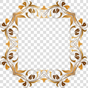 Floral Flourish Frame   Logo Segi Delapan  HD Png Download