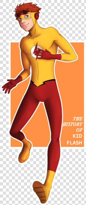 Young Justice Kid Flash Anime   Png Download   Flash Kid Young Justice Png  Transparent Png