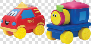 Bob The Train Fire Truck Toy Figure  2 Figure Pack  HD Png Download