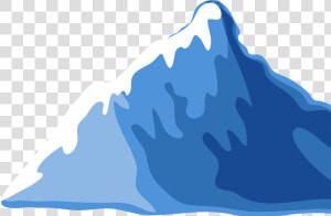 Transparent Tip Of The Iceberg Clipart   Cartoon Mountain Transparent Background  HD Png Download