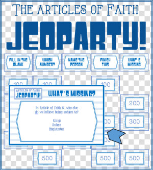 Not Jeopardy  Jeoparty See What I Did There  HD Png Download