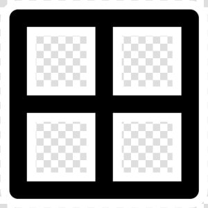 Square angle symmetry   4 Square White Icon  HD Png Download