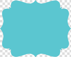 Label Clipart Turquoise   Blue Banner Frame Png  Transparent Png