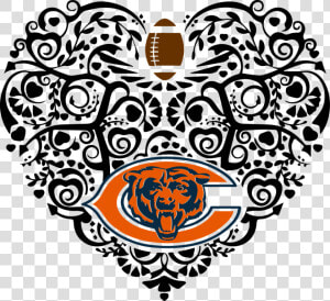 Bears Football Svg Digital Cut Files   Love Jalandhar  HD Png Download