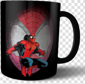 Caneca Preta Homem Aranha  HD Png Download