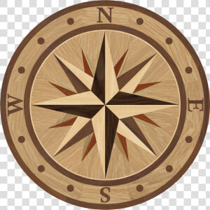 North Star Wood Medallion Pid  HD Png Download