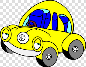 Yellow Cartoon Beetle Car Png Clipart Vw Beetle   Yellow Bug Car Cartoons  Transparent Png