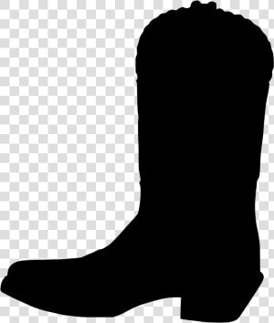 Cowboy Boot Svg Free   Black Cowboy Boots Clipart  HD Png Download