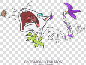 Derpymon   Gatomon   Gatomon  HD Png Download