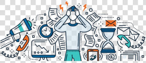 Stress Png File   Person Stressed Out Clipart  Transparent Png