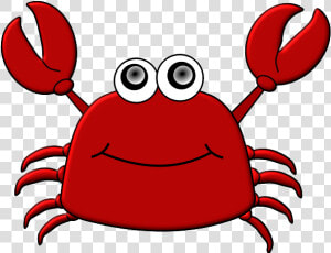 Cartoon Crab   Clipart Of Crab  HD Png Download