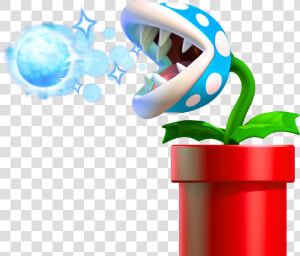 Venus Ice Trap   Mario Ice Piranha Plant  HD Png Download