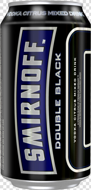 Smirnoff Ice Double Black Cans 10 Pack 375ml   Smirnoff Double Black Standard Drinks  HD Png Download