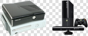 Xbox 360 Elite Con Kinect  HD Png Download