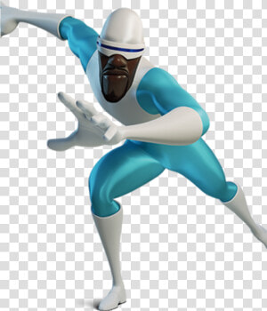 Superheroes Returned To Society Again   Frozone Skating  HD Png Download