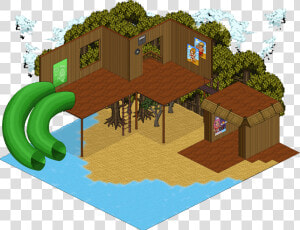 Praia   Habbo Beach House  HD Png Download