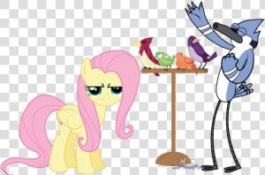 Lastsecondhero  Bird  Blue Jay  Constance  Crossover    Mlp Crossover With Regular Show  HD Png Download