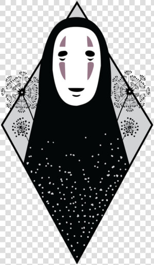 No Face Spirited Away Drawing  HD Png Download