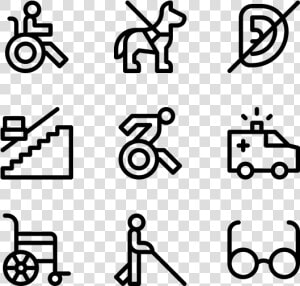 Disabled People Assistance   Iconos De Design Thinking  HD Png Download