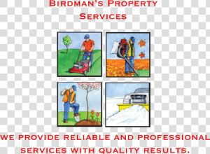 Birdman S Property Services   Poster  HD Png Download