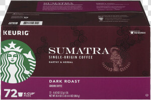 Starbucks Coffee Dark Roast K Cup  HD Png Download