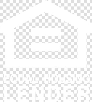 Equal Housing Logo Png   Equal Housing Lender Logo White  Transparent Png