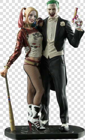 Joker And Harley Quinn 12” Statue   Joker And Harley Quinn Png  Transparent Png