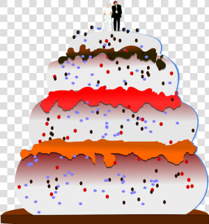 Bolo De Casamento   Cake  HD Png Download